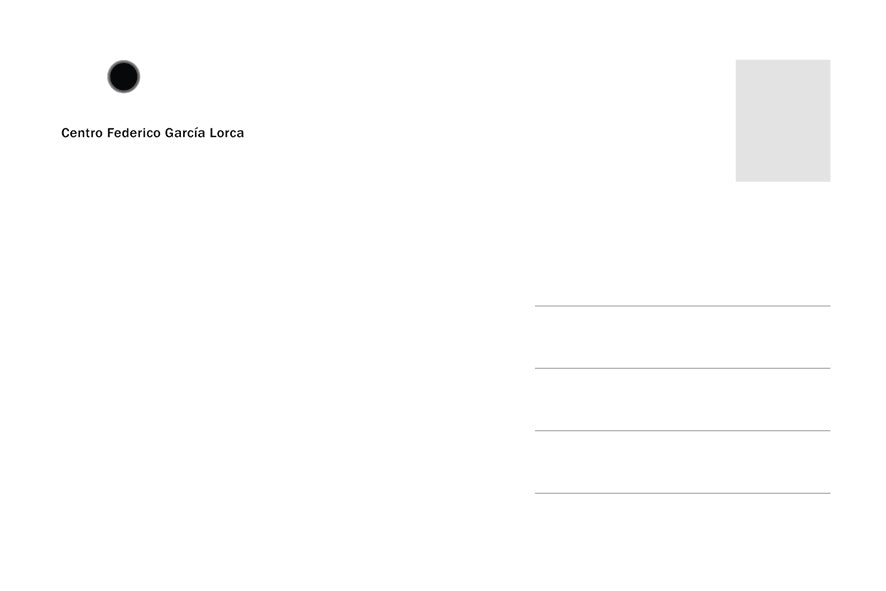 Postal "Lorca en la Huerta"