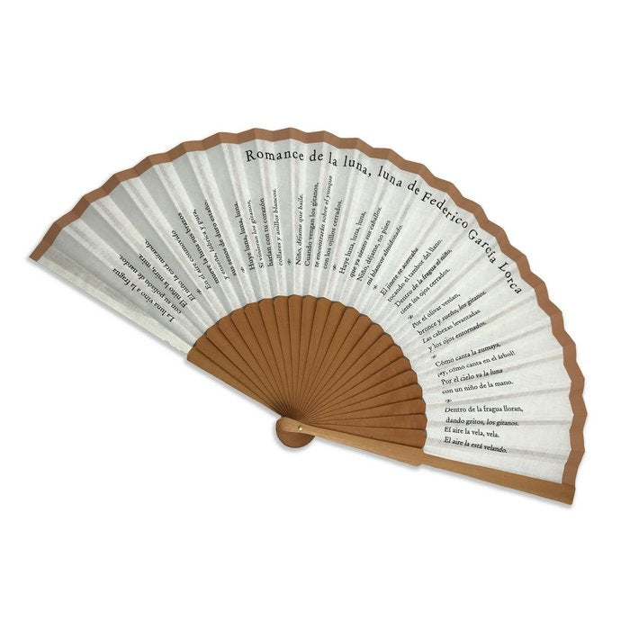Abanico "Romance de la luna, luna"