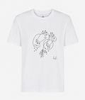 Camiseta blanca "Manos cortadas"