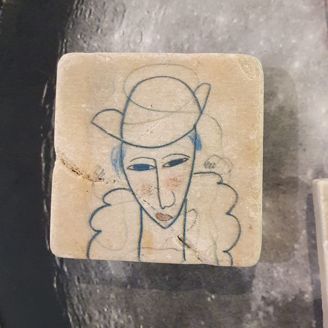 Imán de mármol "Payaso"