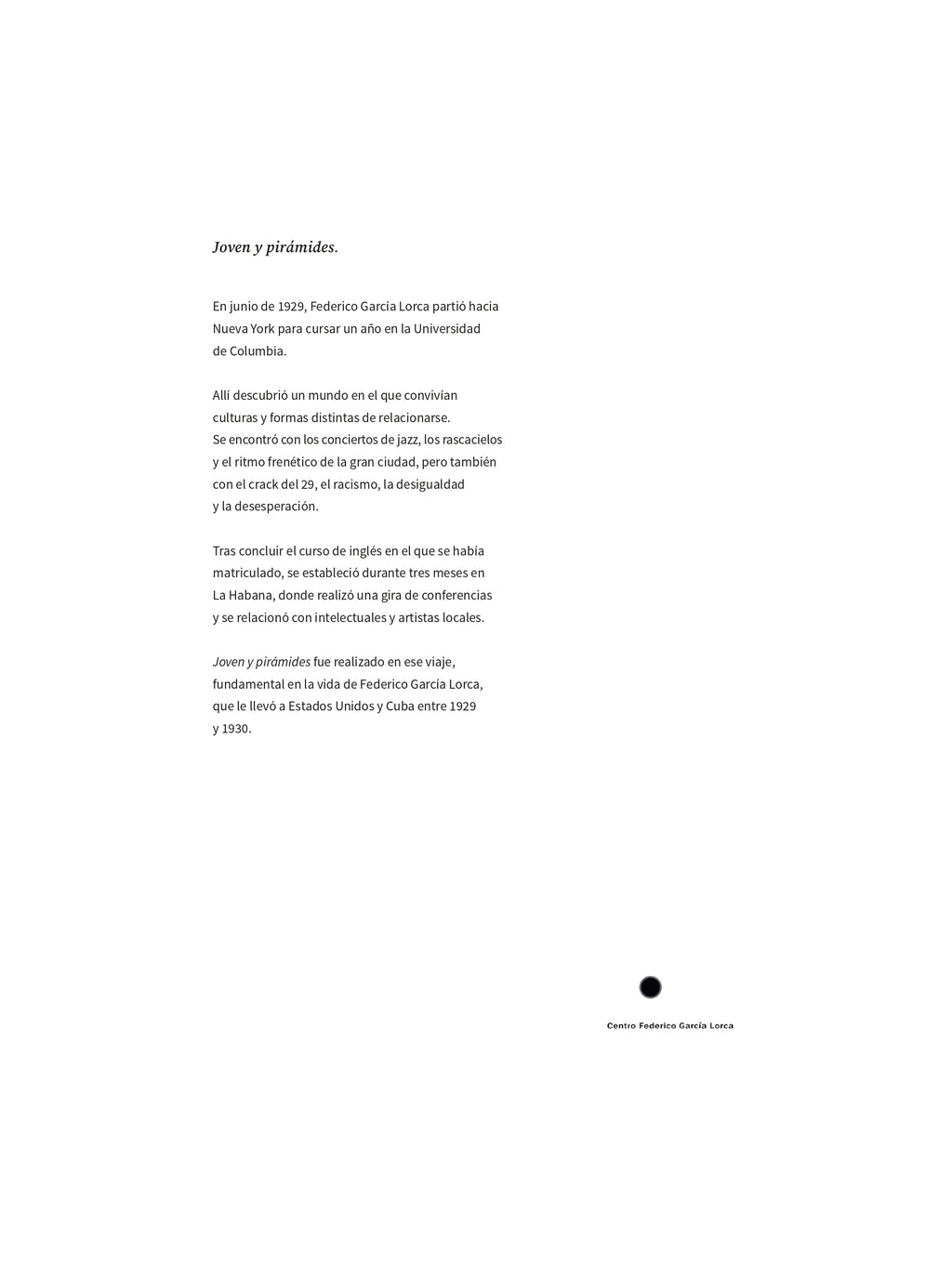 Lámina "Joven y pirámides"