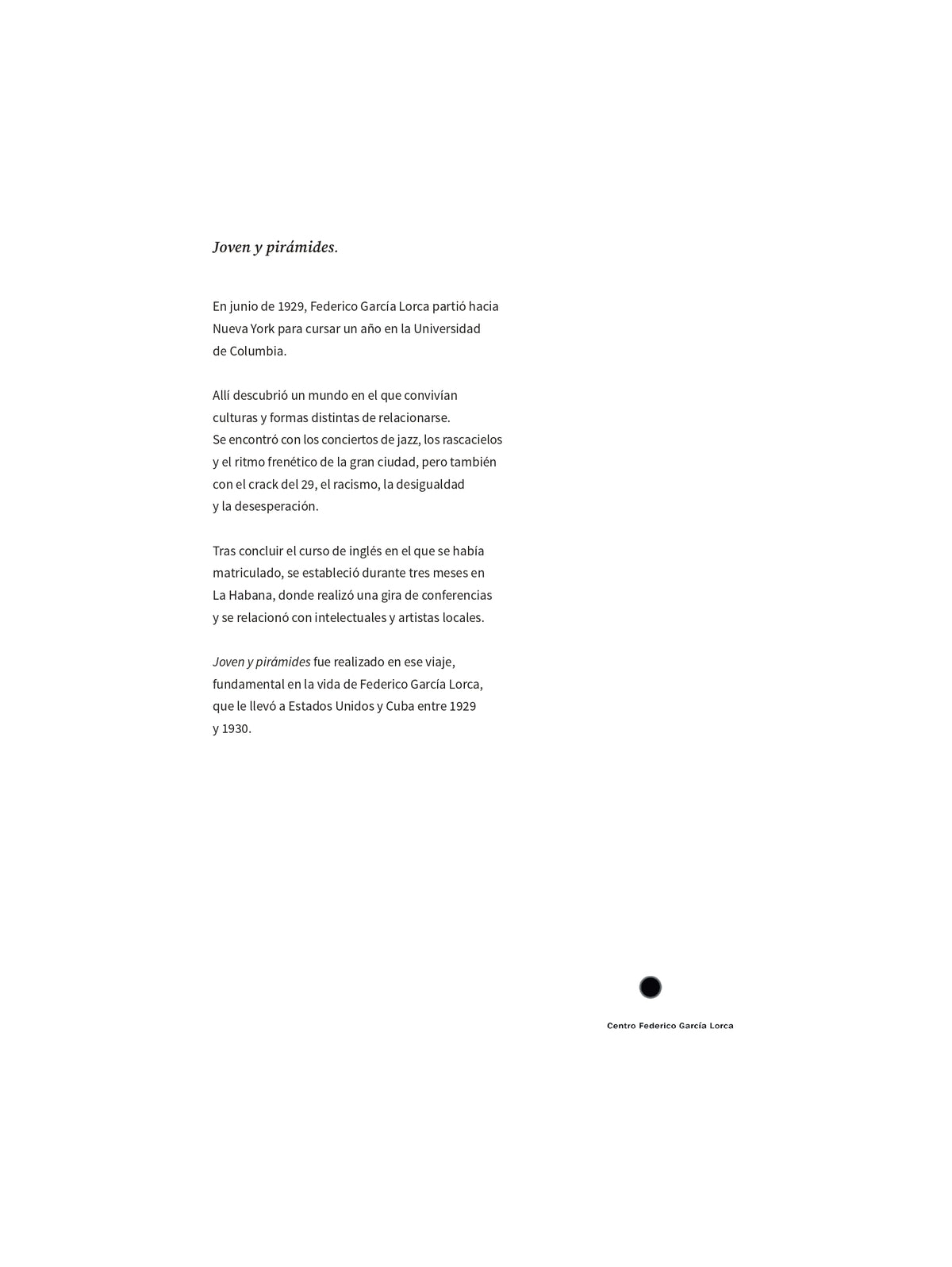 Lámina "Joven y pirámides"