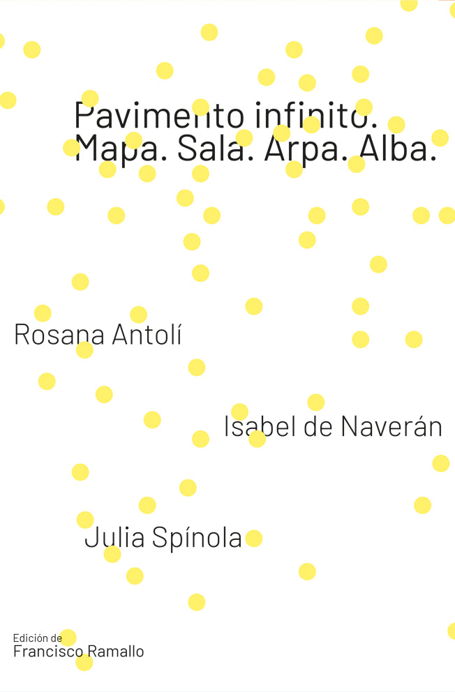 Pavimento infinito. Mapa. Sala. Arpa. Alba.